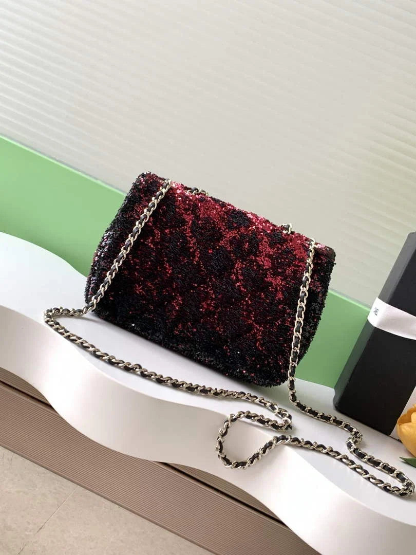 Chanel AS4561  Flap bag, Sequins