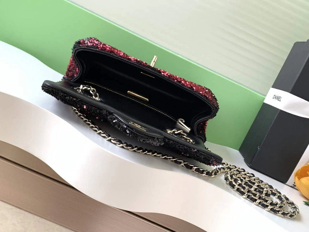 Chanel AS4561  Flap bag, Sequins