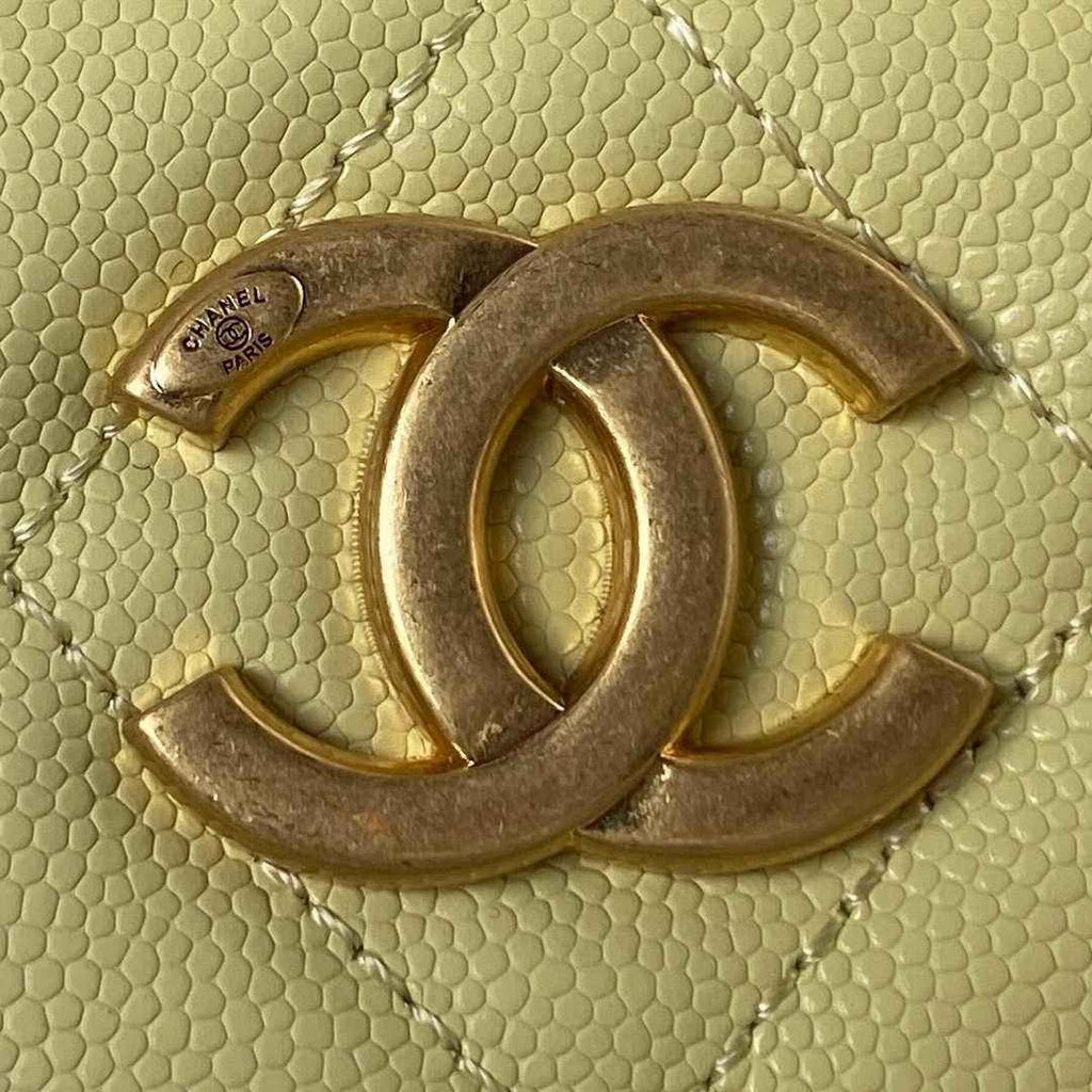 Chanel AS4612 Hobo Bag Grained Calfskin Yellow