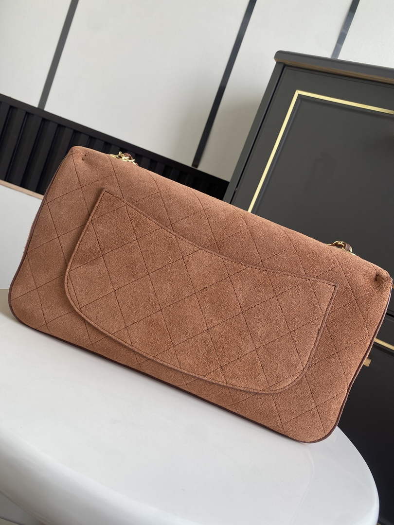 Chanel AS6281 Camel Suede Maxi Flap Bag