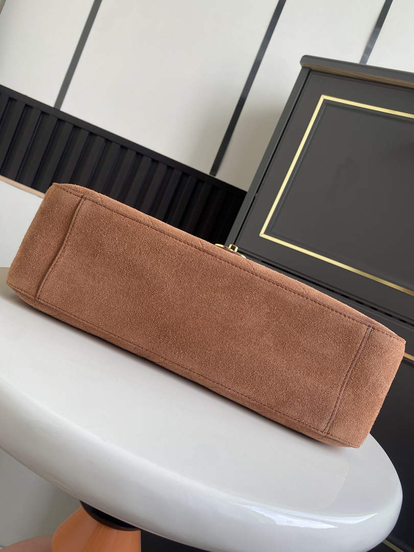 Chanel AS6281 Camel Suede Maxi Flap Bag