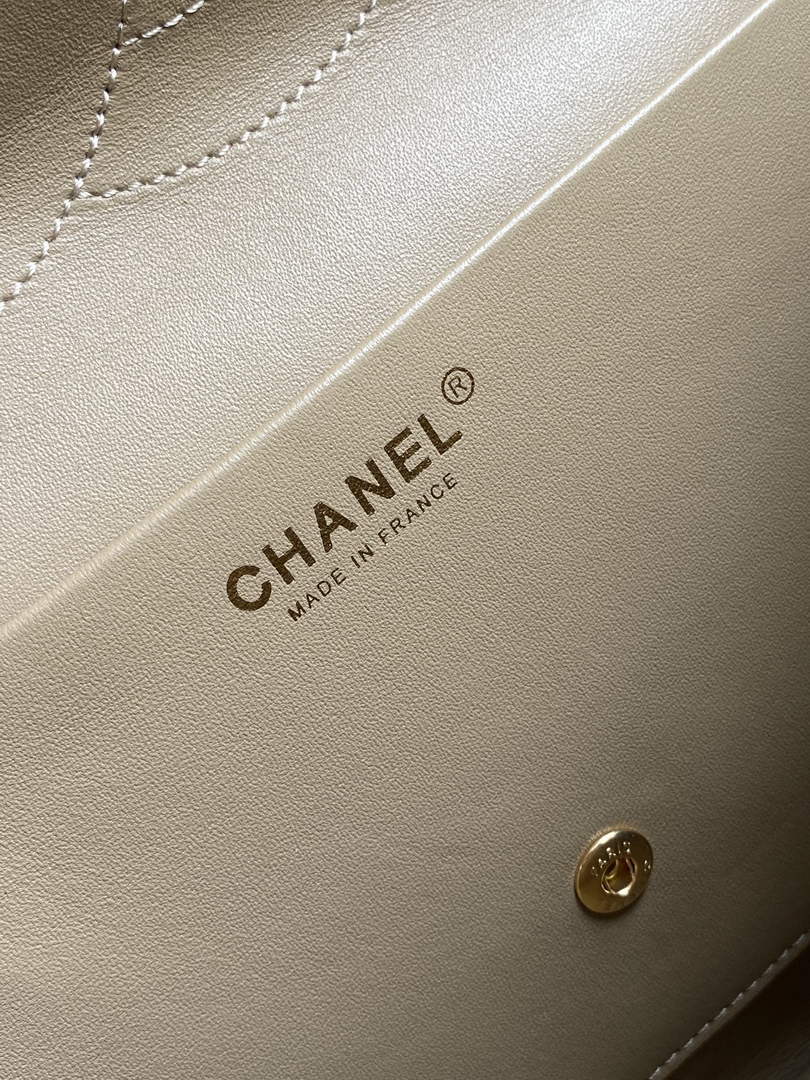 Chanel AS6281 Dark Beige Suede Maxi Flap Bag
