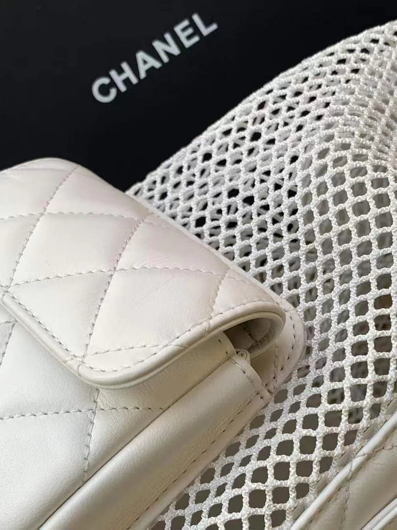 Chanel Large Backpack, Mesh, AS5492 shiny lambskin