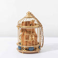 Chanel Bird Cage Bag Runway Evening Bag Apricot