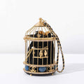 Chanel Bird Cage Bag Runway Evening Bag Black