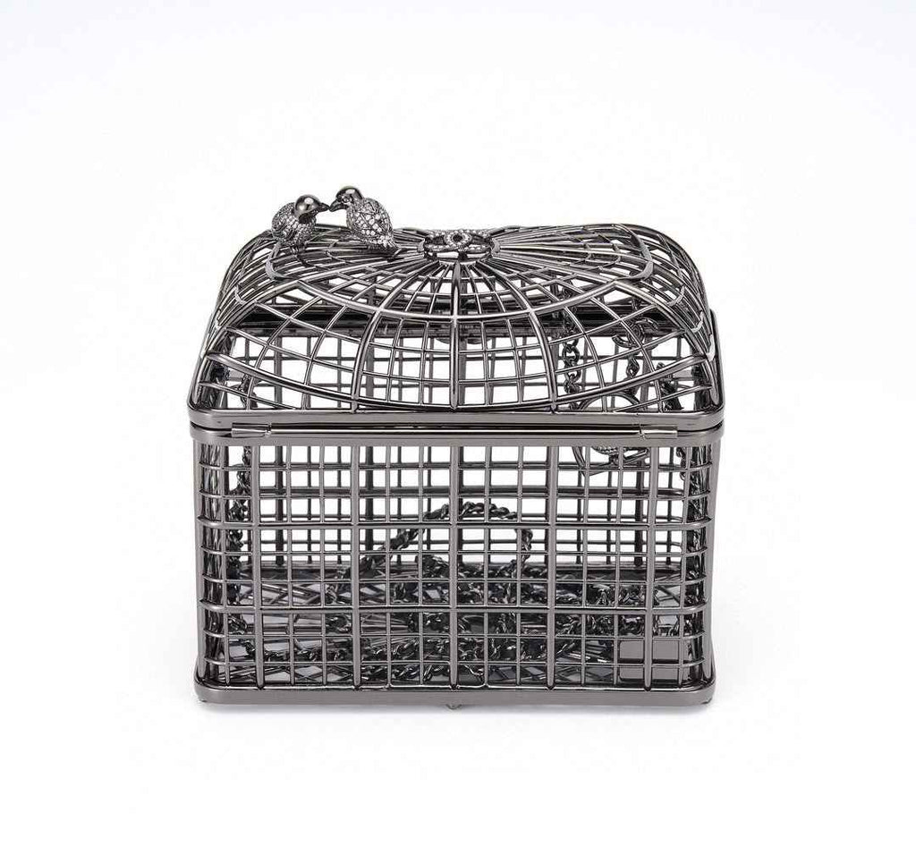 Chanel Bird Cage Minaudiere Case AS5495 Black