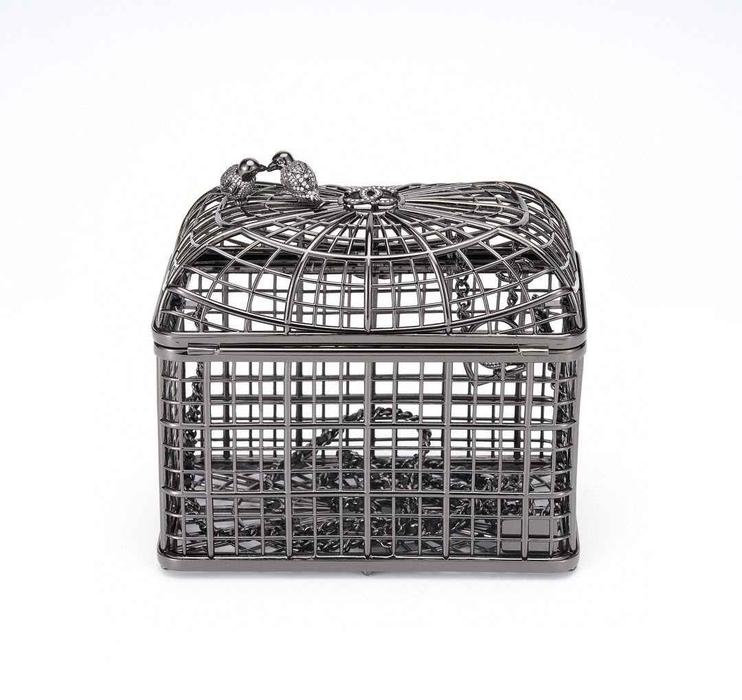 Chanel Bird Cage Minaudiere Case AS5495 Black
