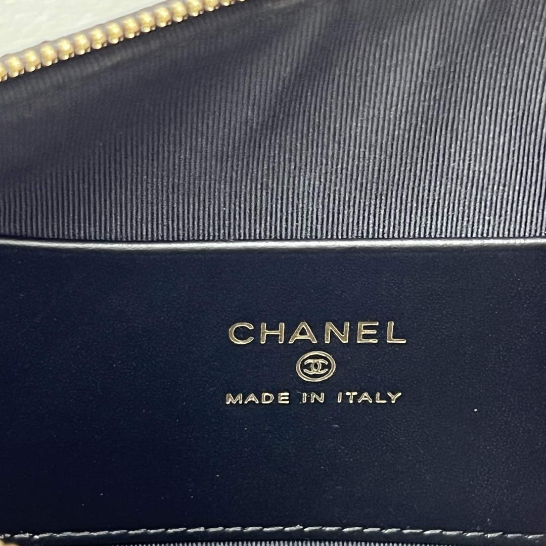Chanel Black Calfskin Chain Clutch, AP5094