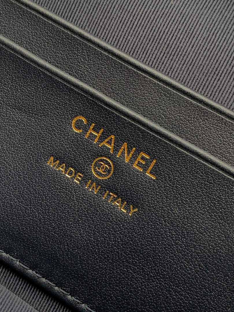 Chanel Classic Vanity with Chain, AP4385 Denim Dark Blue