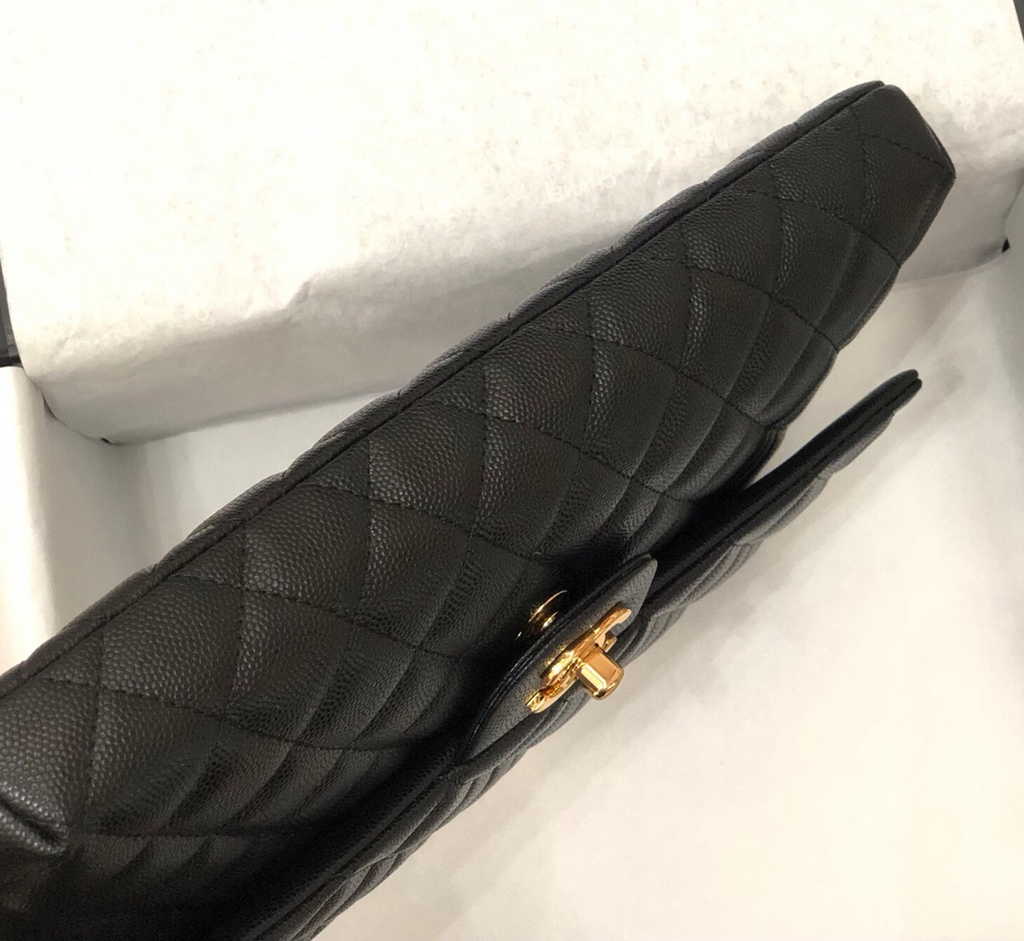 Chanel Clutch Black Calfskin A57650