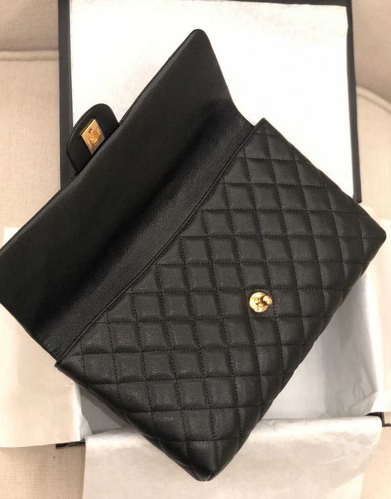Chanel Clutch Black Calfskin A57650