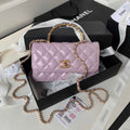 Chanel Clutch with Chain Ap3803 Lambskin Pink