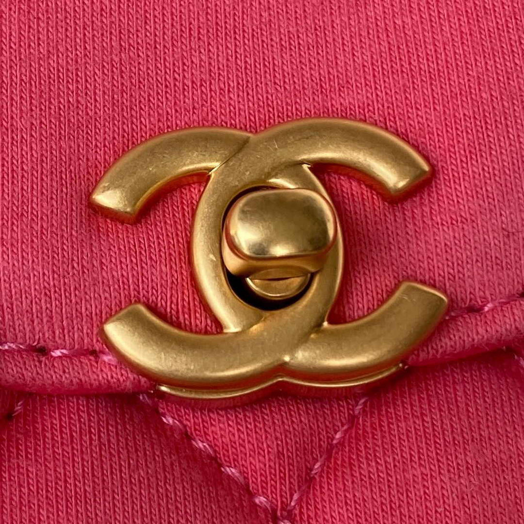 Chanel Clutch With Chain AP3435 Satin Plum