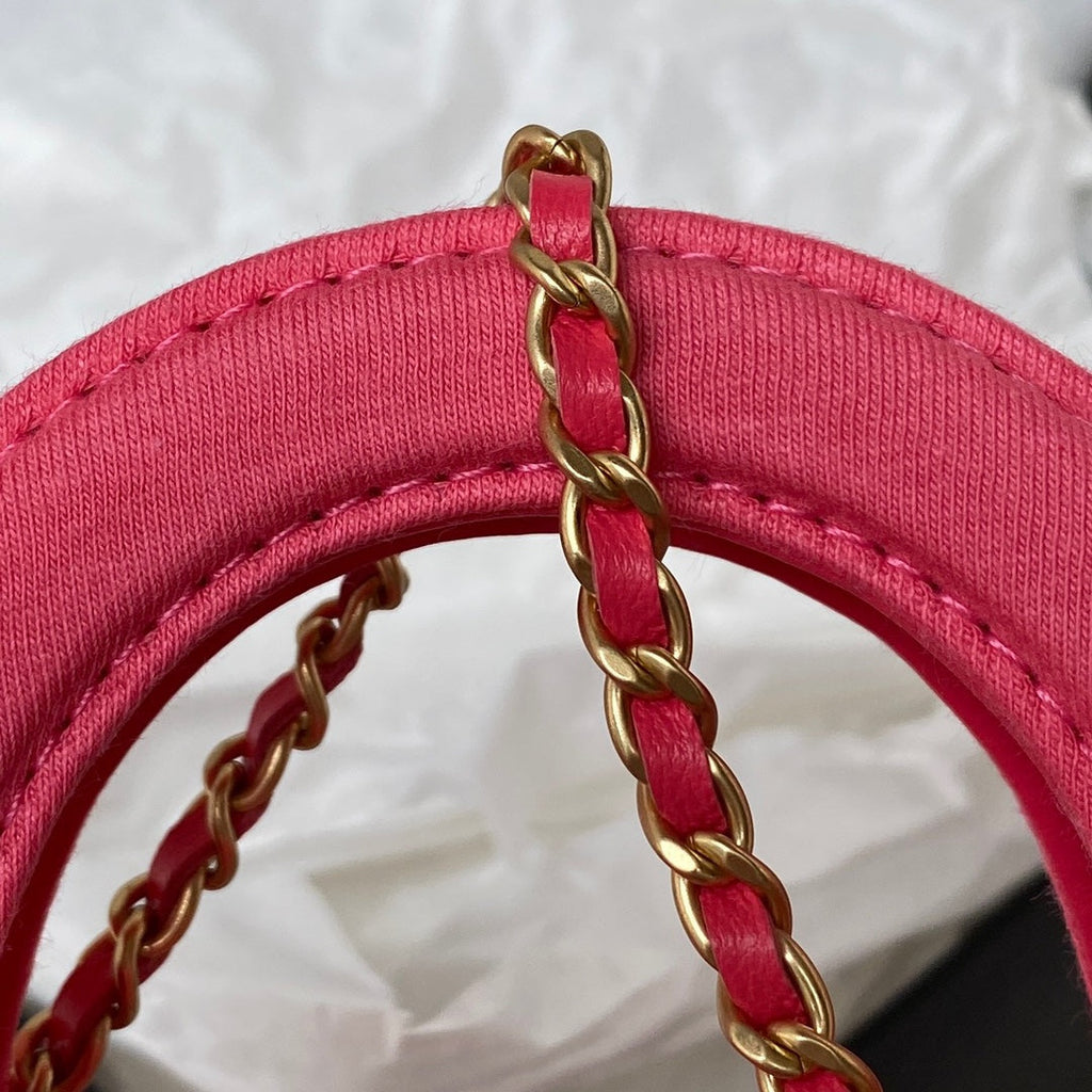 Chanel Clutch With Chain AP3435 Satin Plum