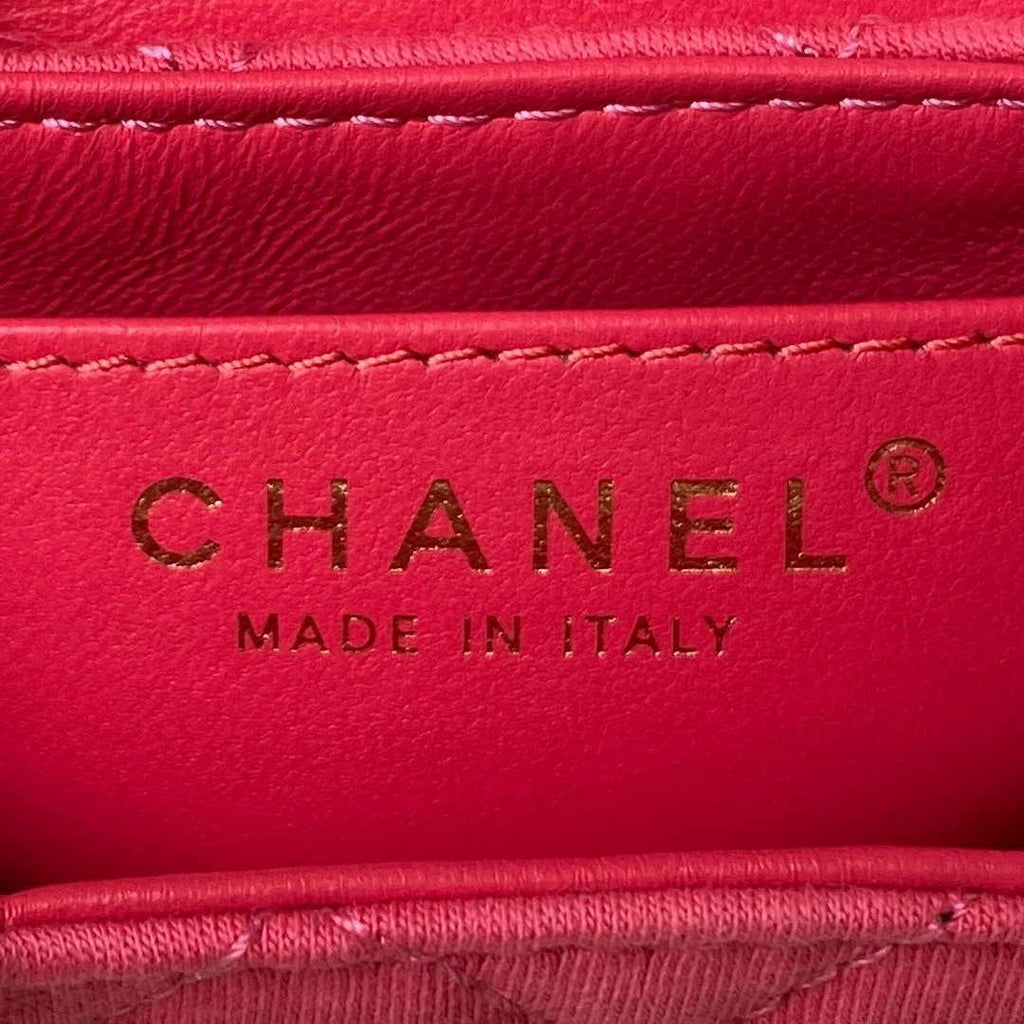 Chanel Clutch With Chain AP3435 Satin Plum
