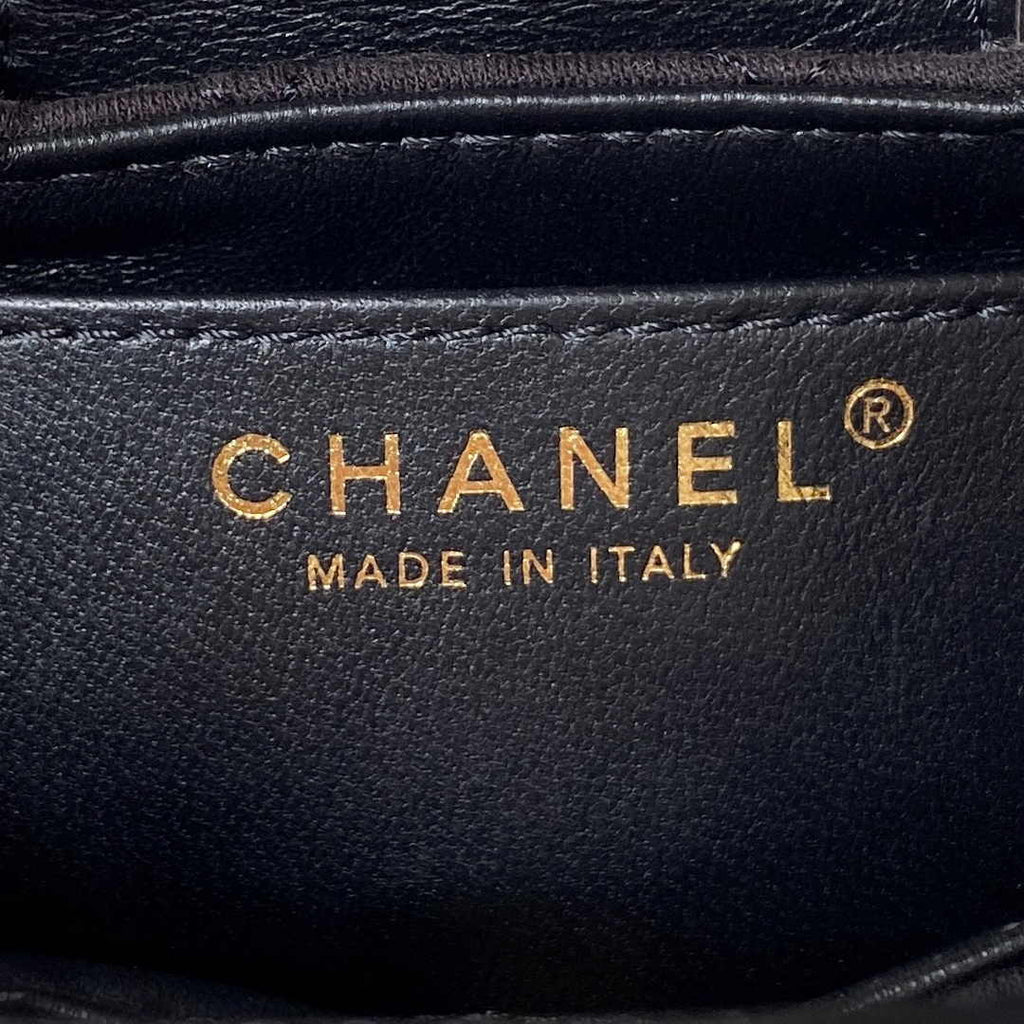 Chanel Clutch With Chain AP3435 Satin Black