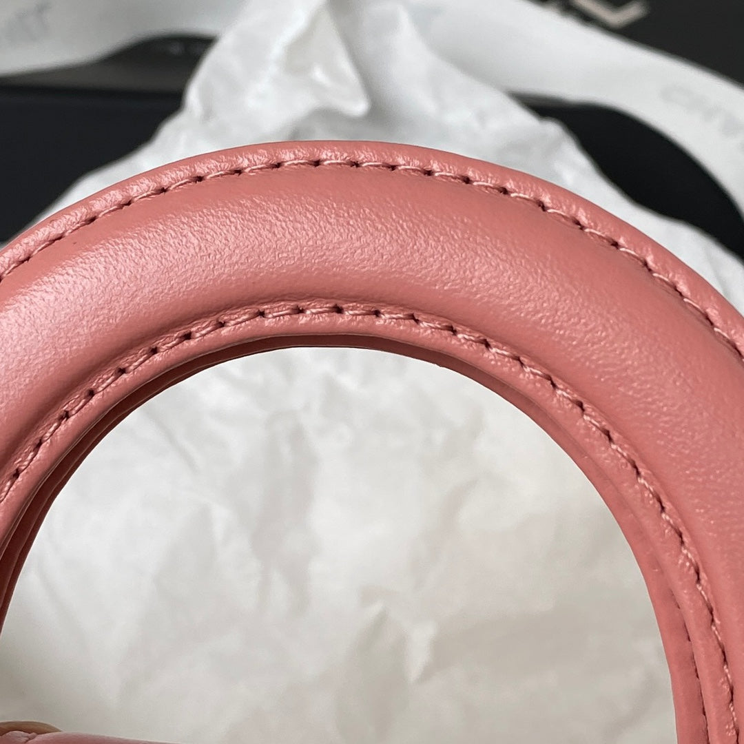 Chanel Clutch With Chain AP3435 Shiny Aged Calfskin Pink