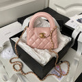 Chanel Clutch With Chain AP3435 Shiny Aged Calfskin Light Pink