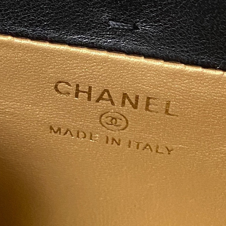Chanel Clutch With Chain AP3459 Black Lambskin