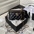 Chanel Clutch with chain AP3651 Lambskin Black