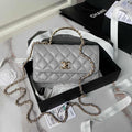 Chanel Clutch with Chain AP3974 Lambskin Gray