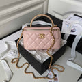 Chanel Clutch with chain Pink Lambskin AP3383
