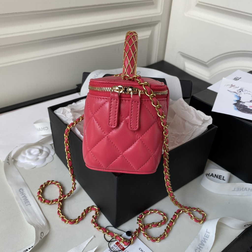 Chanel Clutch with chain Plum Lambskin AP3383