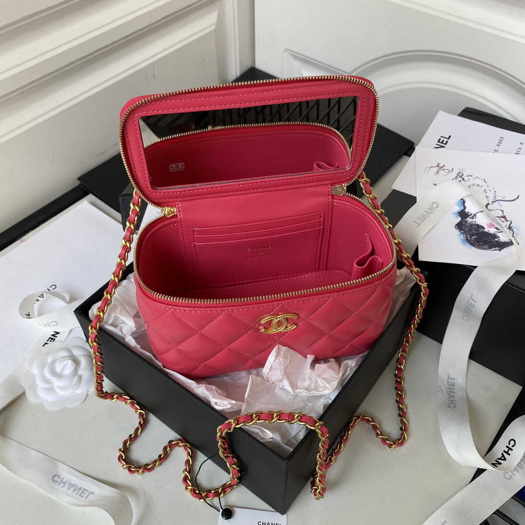Chanel Clutch with chain Plum Lambskin AP3383