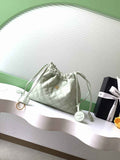 Chanel Clutch with leather strap, AP5228 Lambskin green