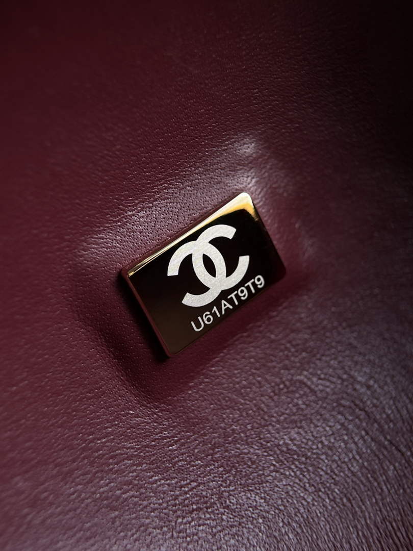 Chanel Evening bag, Resin & gold metal, pearly white-AS6269