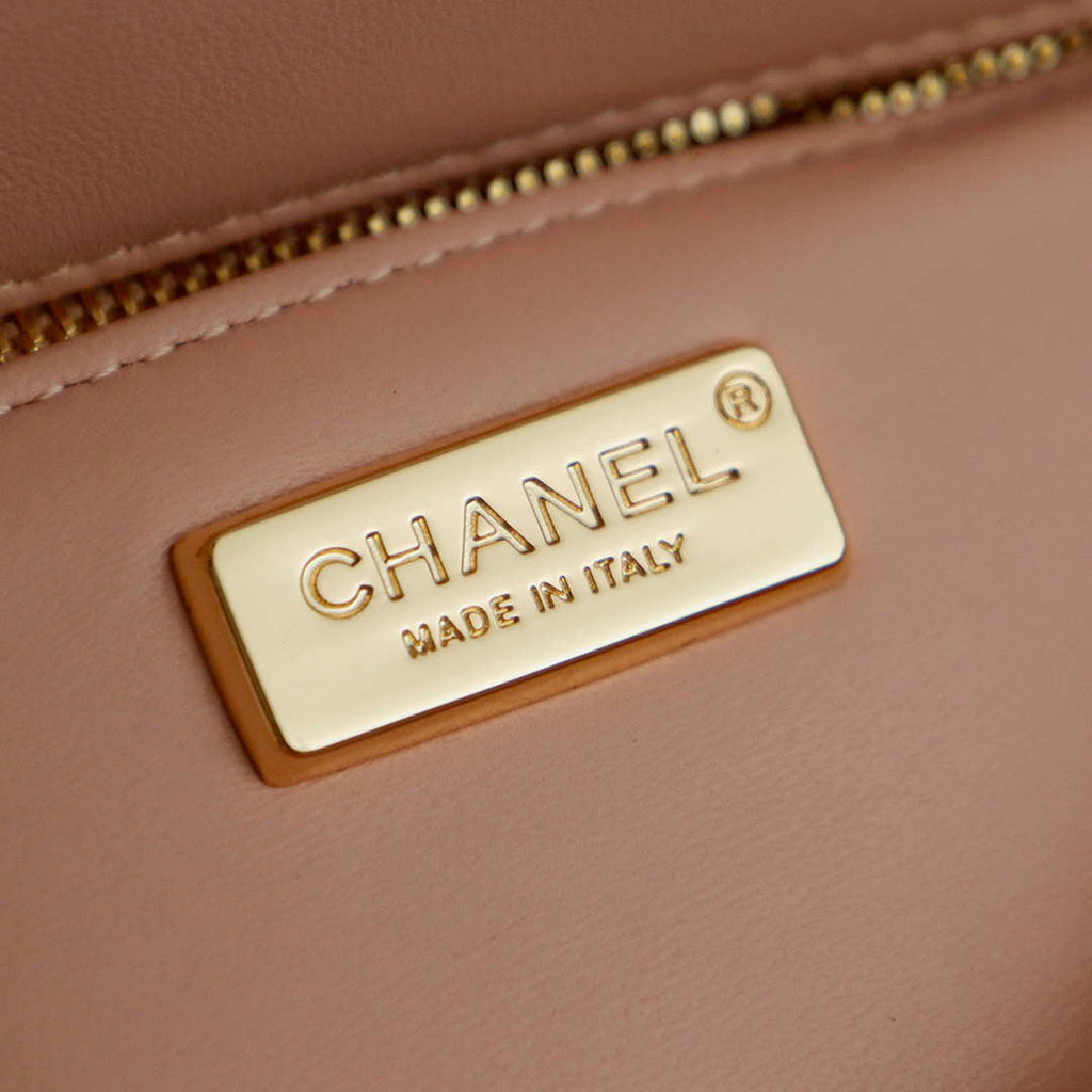 Chanel Evening bag, Strass imitation pearls, AS4297 dark pink
