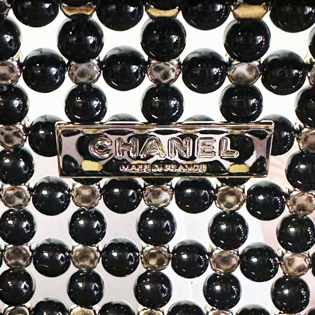 Chanel Evening Shoulder bag AS3769 pearl Black