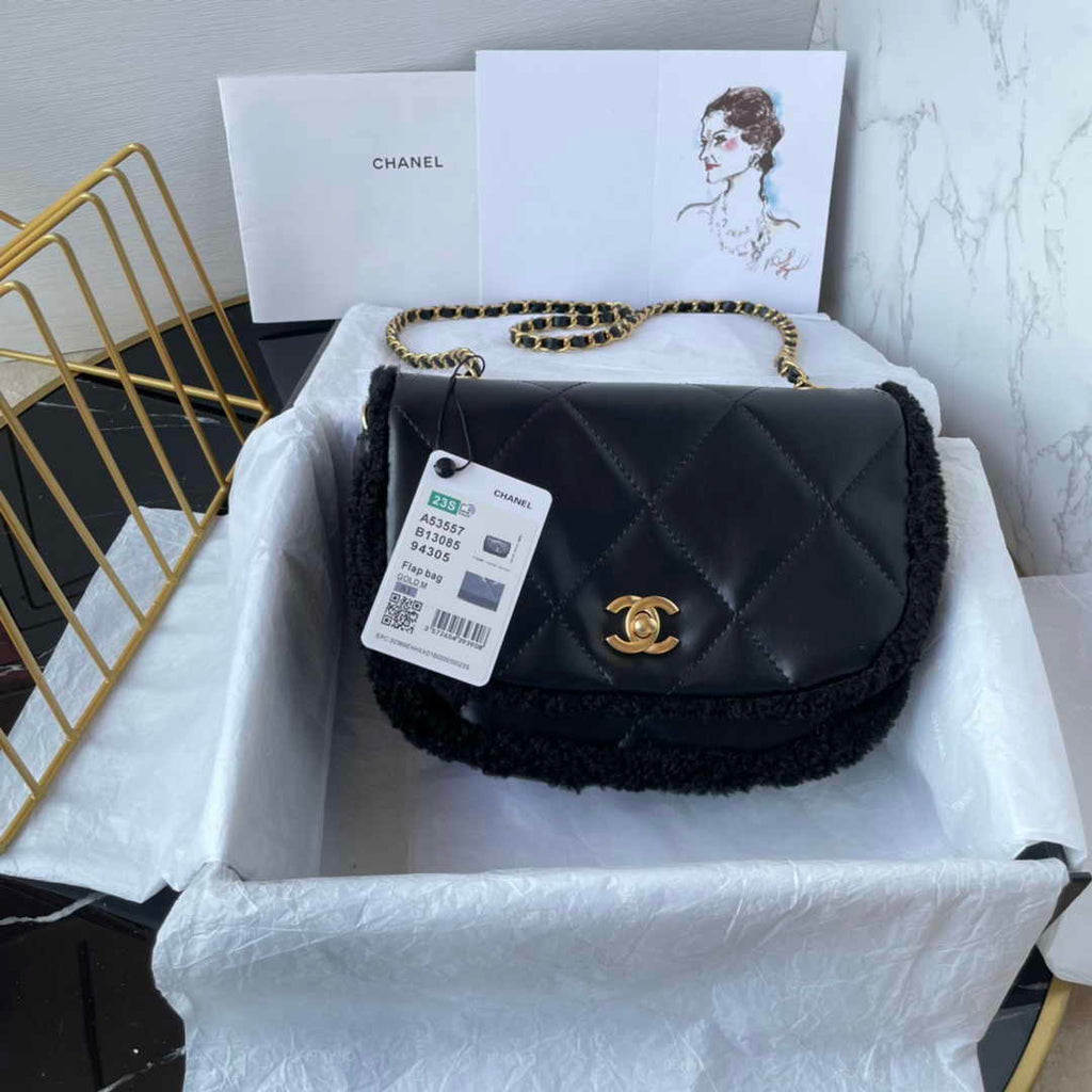Chanel Flap bag A53557 Leather Black