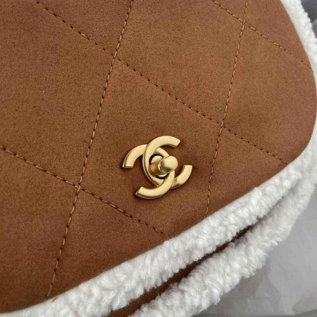 Chanel Flap bag A53557 Leather Brown