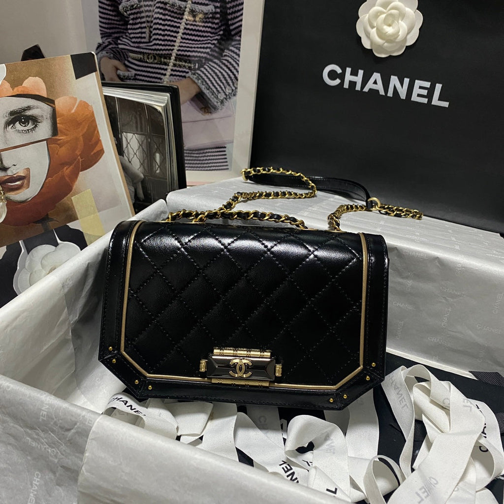 Chanel Flap bag A91836 Leather Black