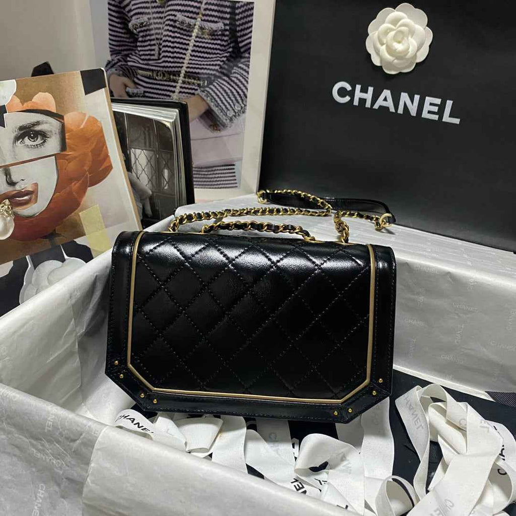 Chanel Flap bag A91836 Leather Black