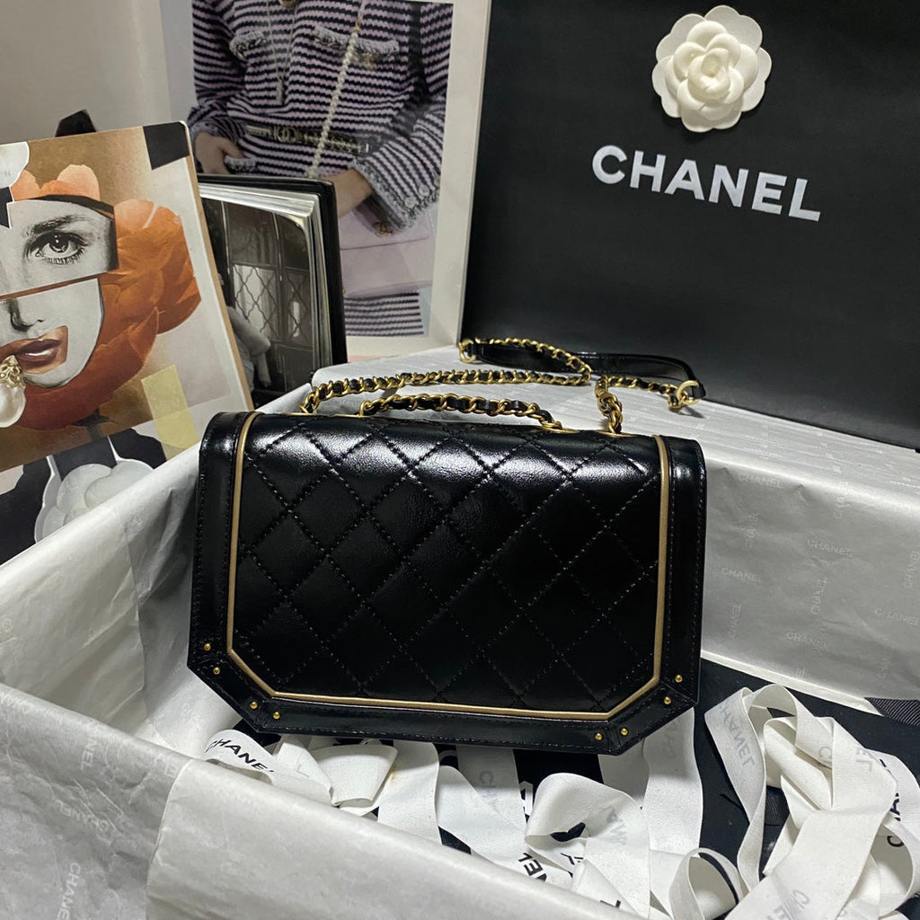 Chanel Flap bag A91836 Leather Black