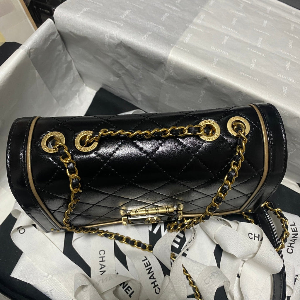 Chanel Flap bag A91836 Leather Black