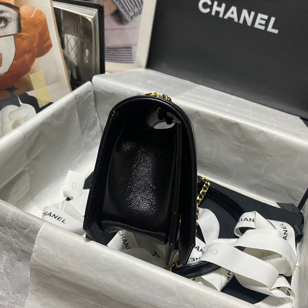 Chanel Flap bag A91836 Leather Black