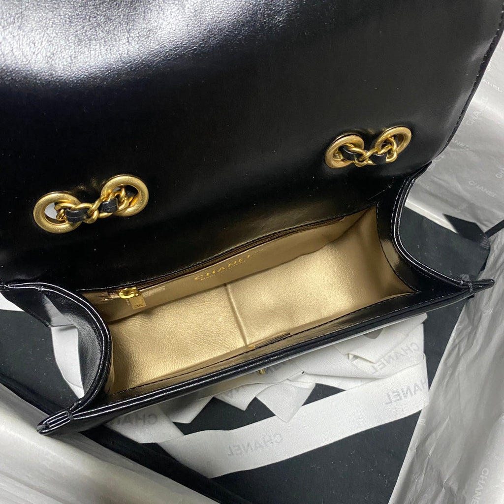 Chanel Flap bag A91836 Leather Black