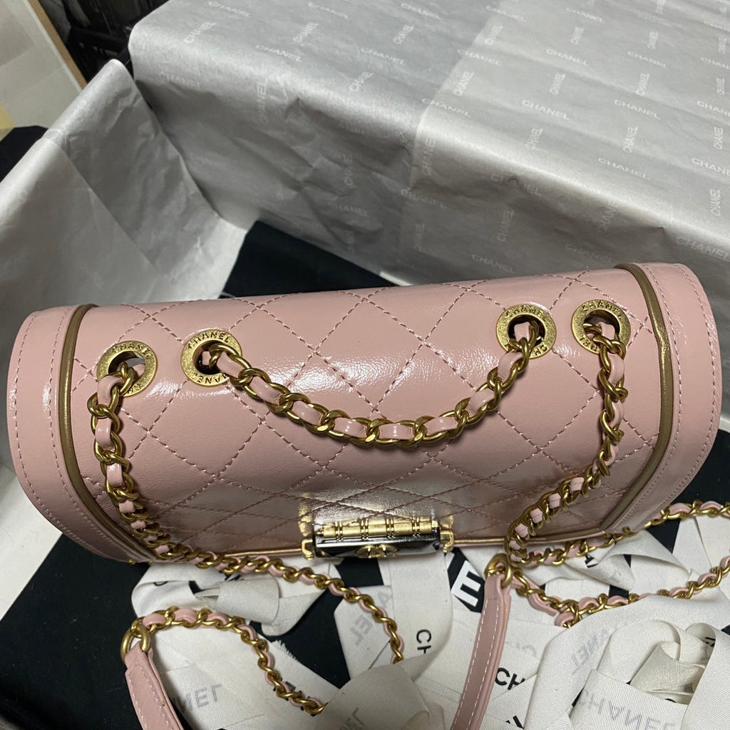 Chanel Flap bag A91836 Leather Pink