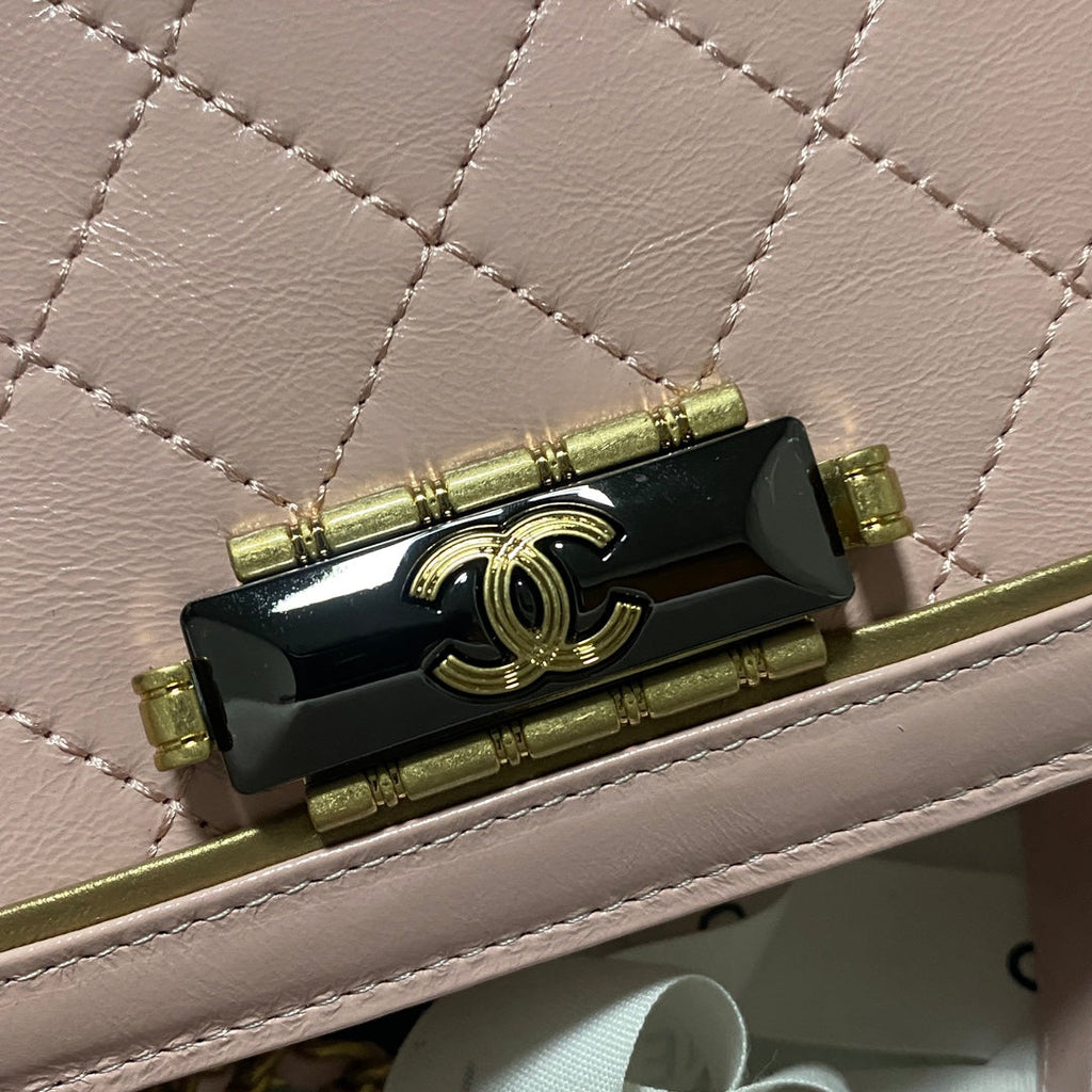 Chanel Flap bag A91836 Leather Pink