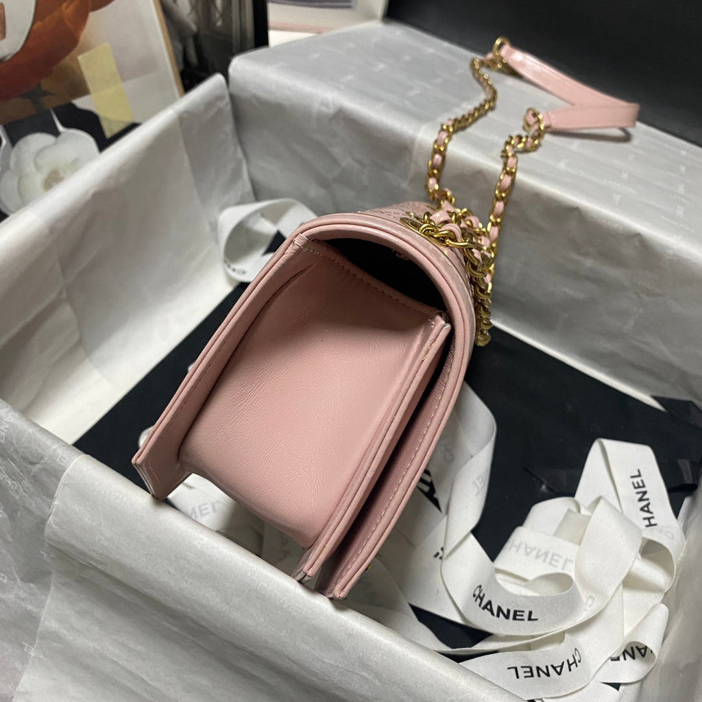 Chanel Flap bag A91836 Leather Pink