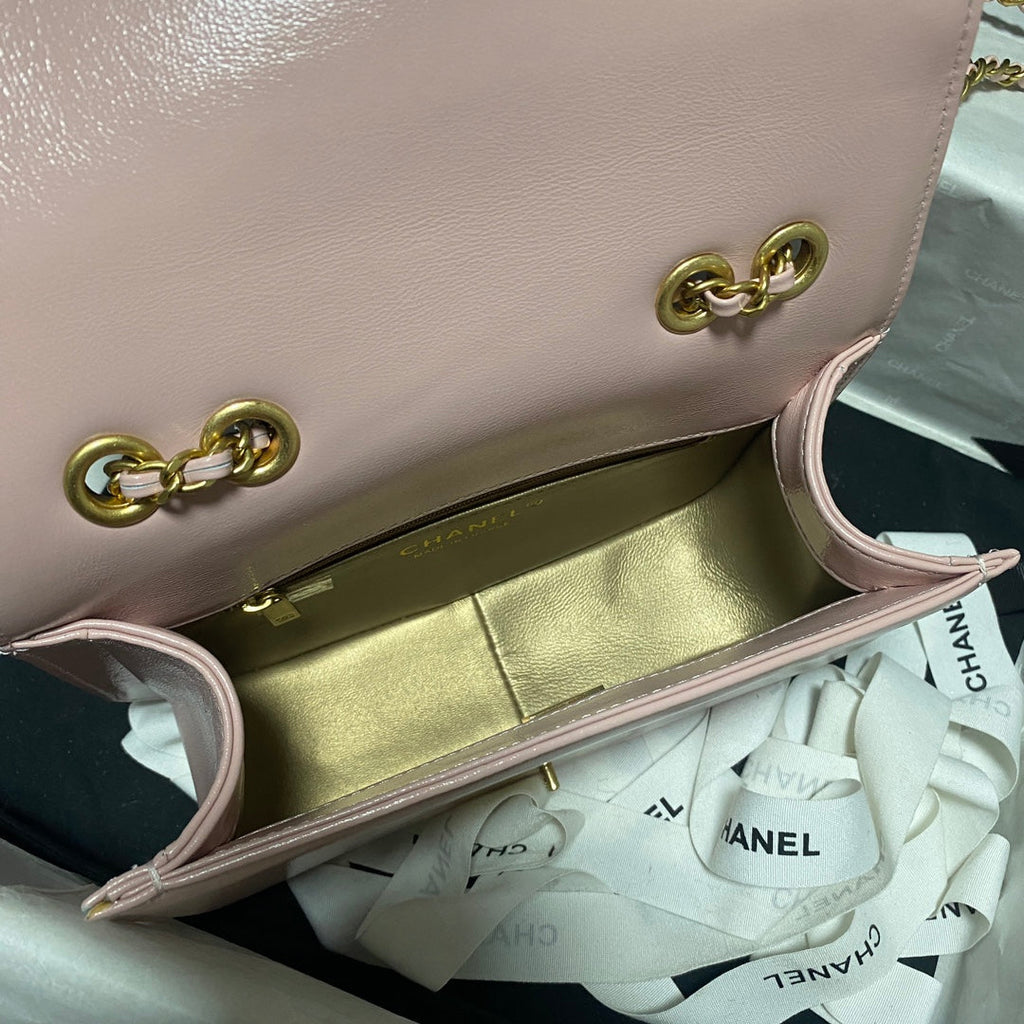Chanel Flap bag A91836 Leather Pink