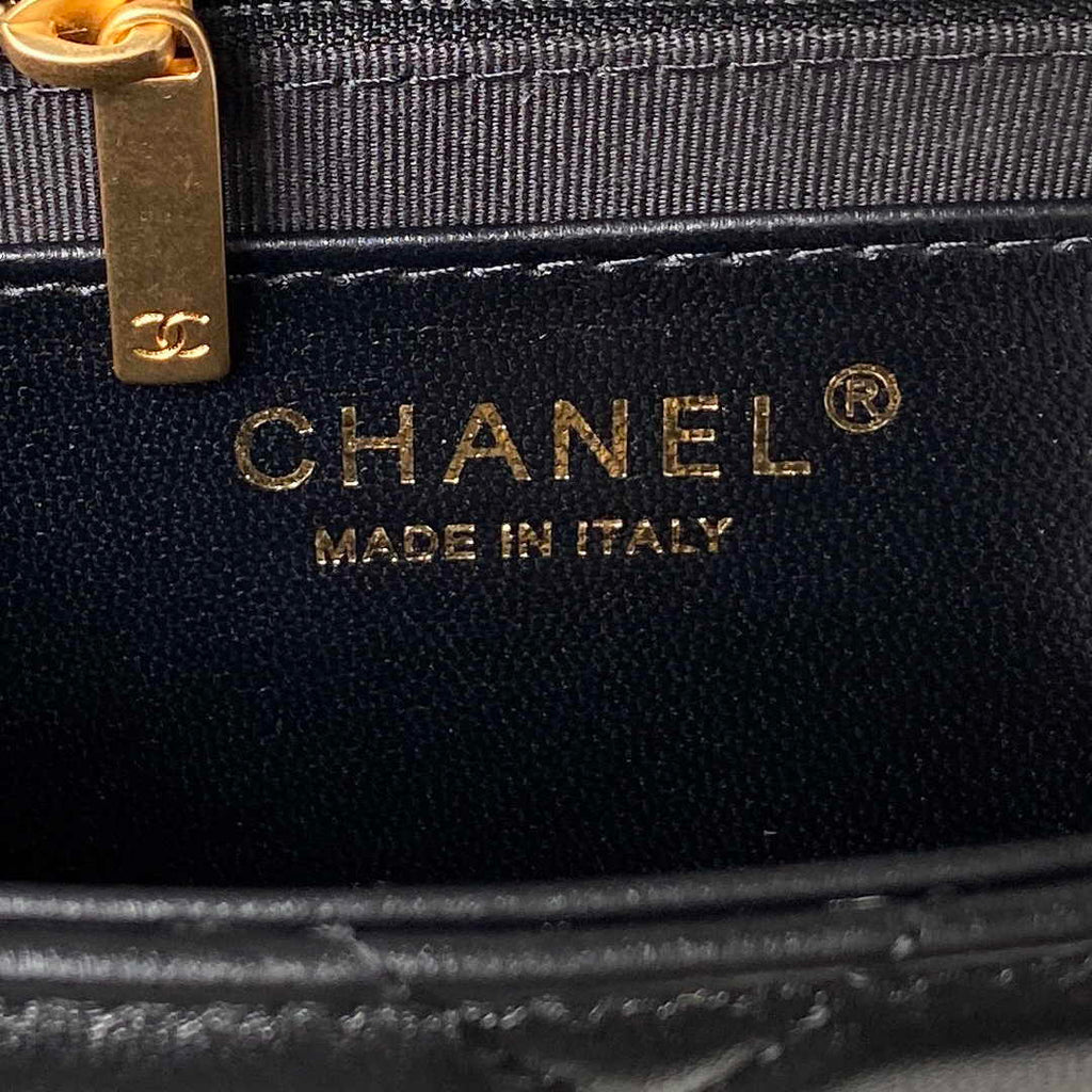 Chanel Flap Bag AS4451 Shiny Lambskin Black