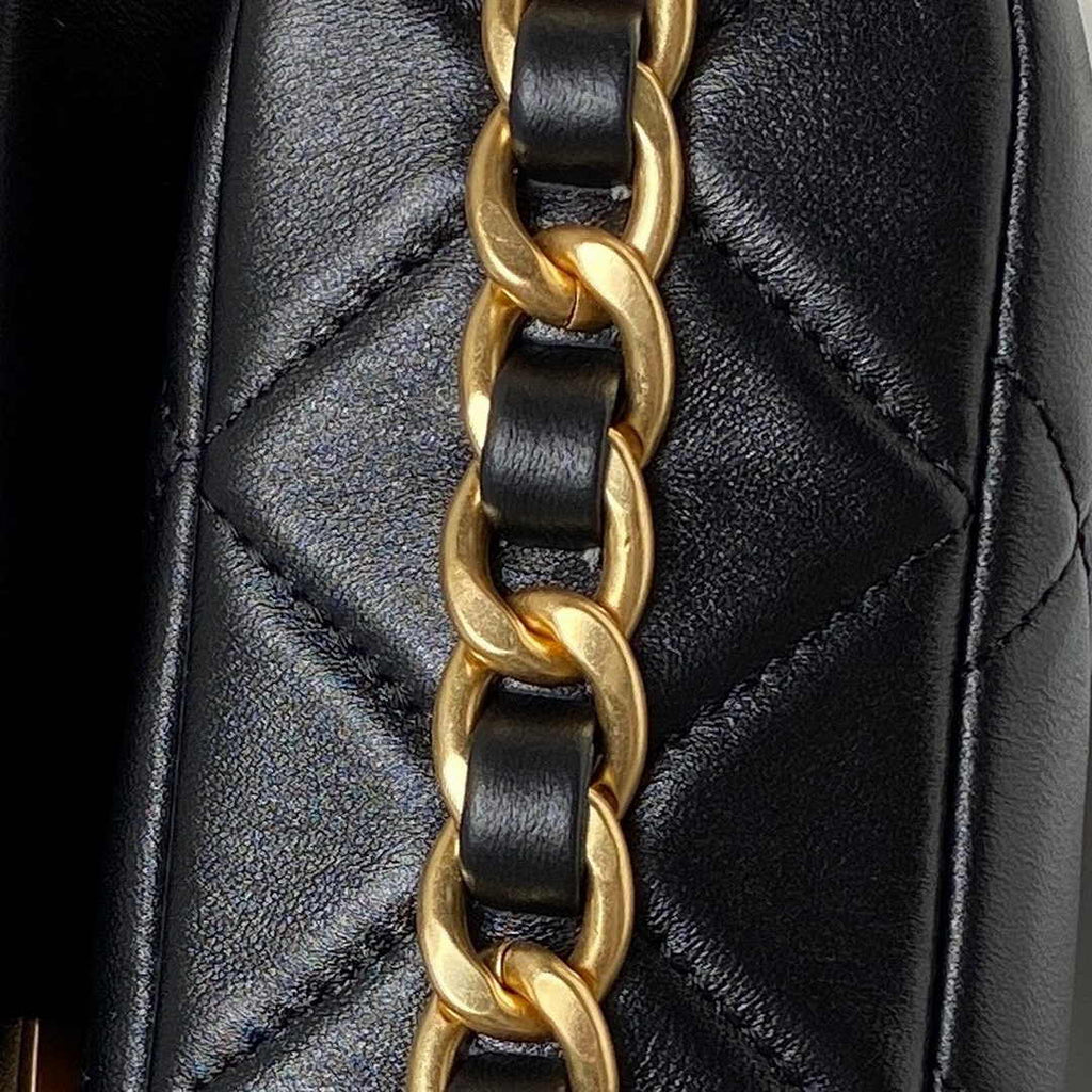 Chanel Flap Bag AS4451 Shiny Lambskin Black