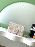 Chanel Flap bag, AS4561 Knit Beige