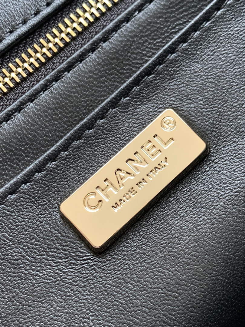 Chanel Flap bag, AS4561 Knit Black