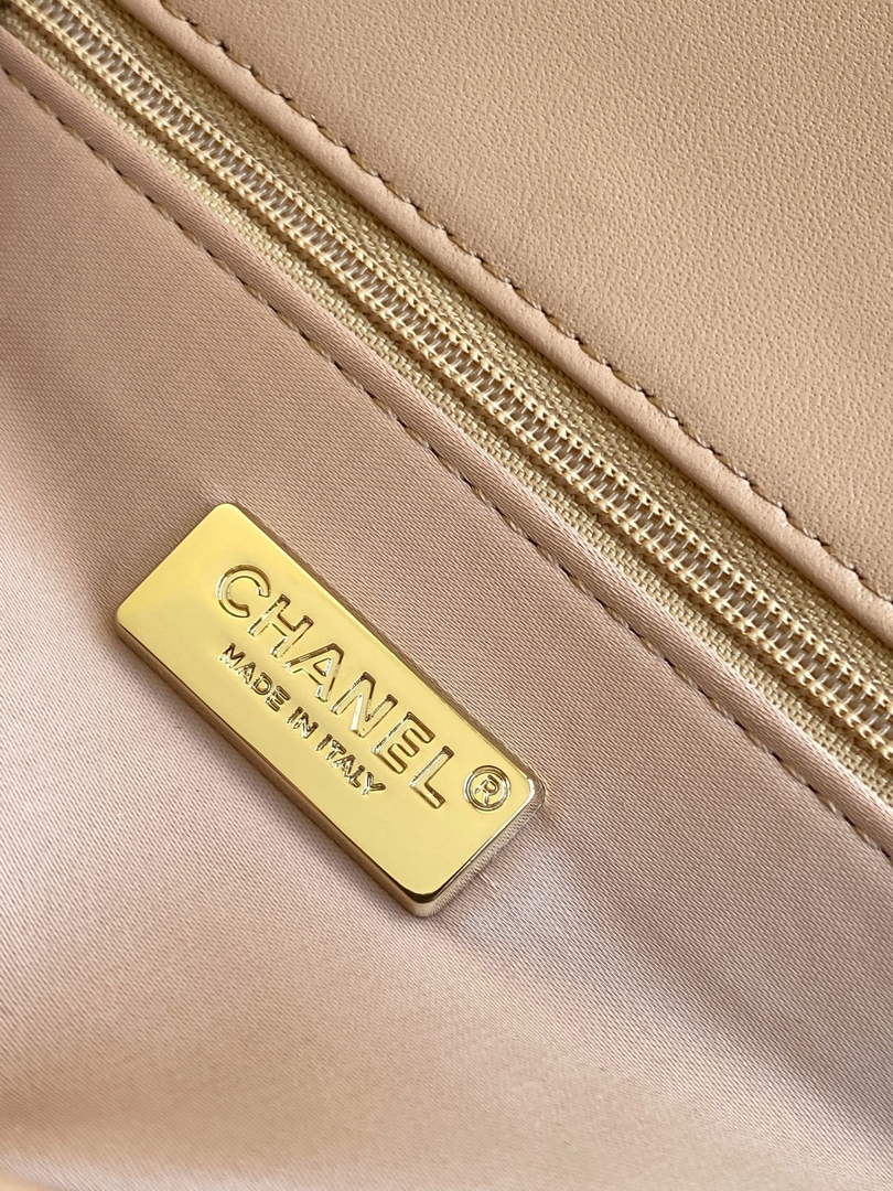 Chanel Flap bag, AS4561 Sequins, Apricot
