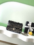 Chanel Flap bag, Sequins, AS4561 Black